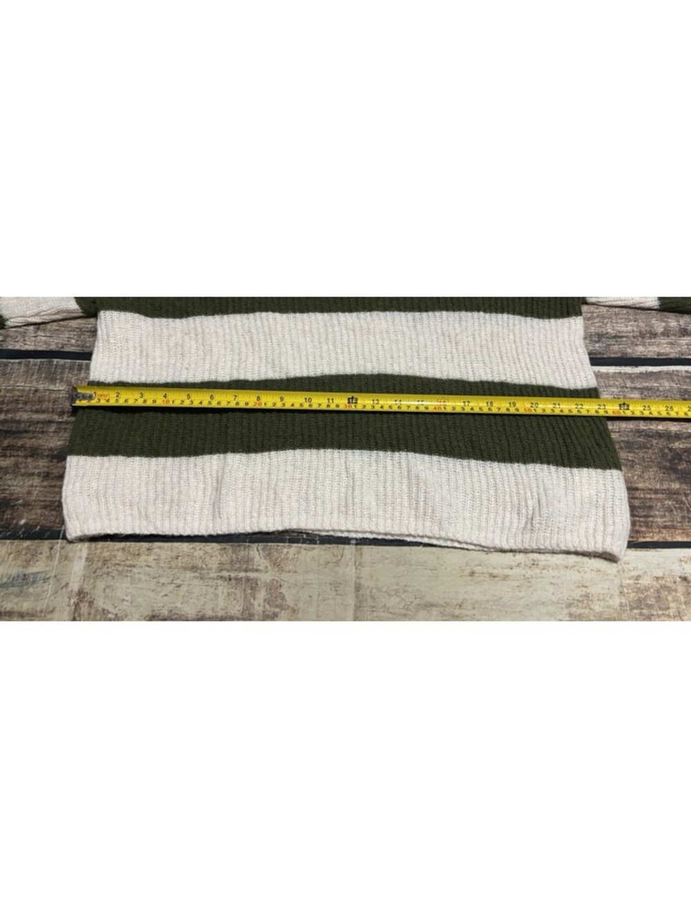 Madewell Sweater Womens Large Striped Alpaca Blend Relaxed - Picture 10 of 12